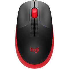 LOGITECH M190 Wireless Mouse - RED