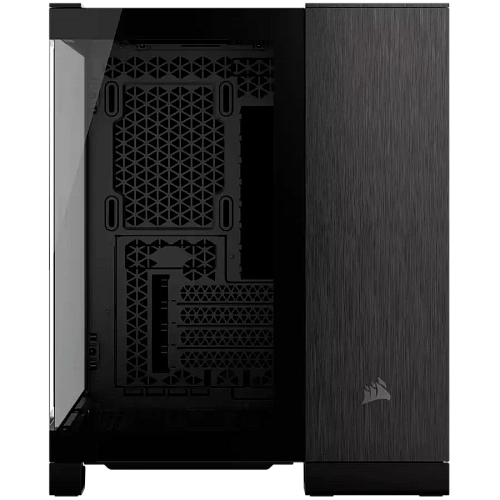 CORSAIR 2500X Micro ATX Dual Chamber PC Case - Black/Obsidian Aluminum