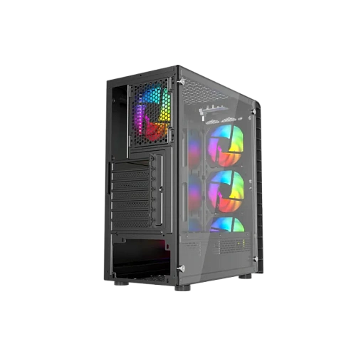 Корпус Wintek Energy JX188-11-M GT, Midi Tower, ATX, Black, 2x3.5"/2x2.5", 2xUSB, USB3.0