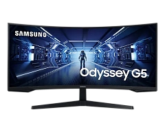 Монитор жидкокристаллический SAMSUNG LC34G55TWWIXCI 34'' 21:9 3440x1440(UWQHD) VA, Curved, nonGLARE, Нет, 165 Hz, 1ms, HDMI, DP