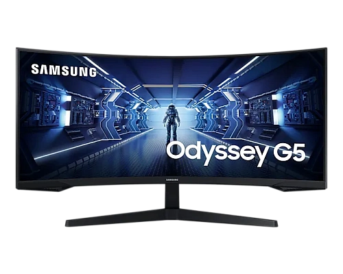 Монитор жидкокристаллический SAMSUNG LC34G55TWWIXCI 34'' 21:9 3440x1440(UWQHD) VA, Curved, nonGLARE, Нет, 165 Hz, 1ms, HDMI, DP