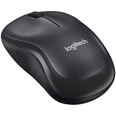 Мышь Logitech M220 Silent, Charcoal Ofl, Wireless, Optical, 1 x AA, USB