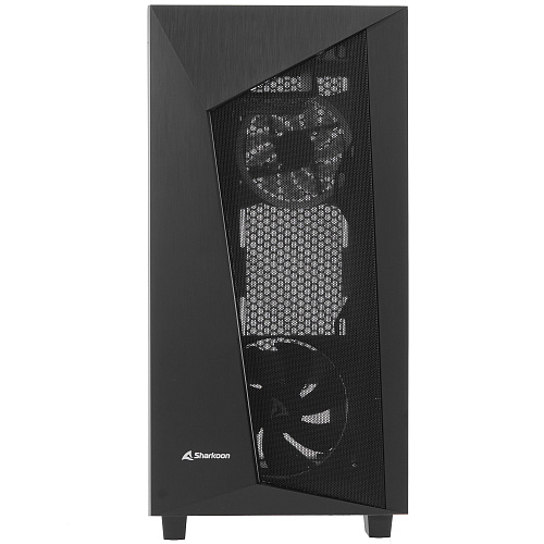 Корпус Sharkoon REV100, Midi Tower, ATX, m-ATX, Black, 2x3.5"/3x2.5", 2xUSB3.0