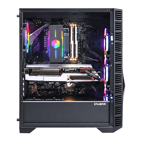 Корпус Zalman Z3 Iceberg, Midi Tower, ATX, Black, 2x3.5"/4x2.5", 3xUSB2.0
