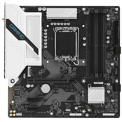 Матплата Gigabyte B760M Gam Plus WiFi DDR4,iB760,S1700,mATX,2DDR-4,PCI-Ex16,4SATA,2xM.2,HDMI,DP,8USB