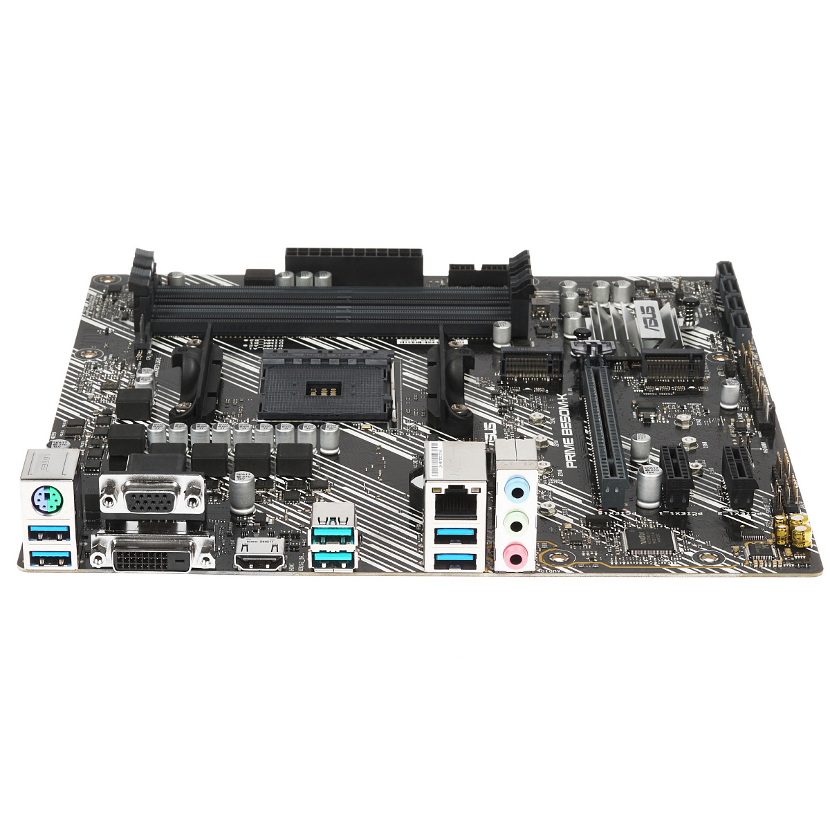 Материнская плата ASUS PRIME B550M-K  AM4 4xDDR4 4xSATA3 RAID 2xM.2 DVI-D D-Sub HDMI mATX