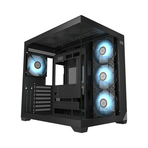 Корпус PCCooler C3T700 BK ATX/mATX/ITX USB-C USB3.0 USB2.0 Black