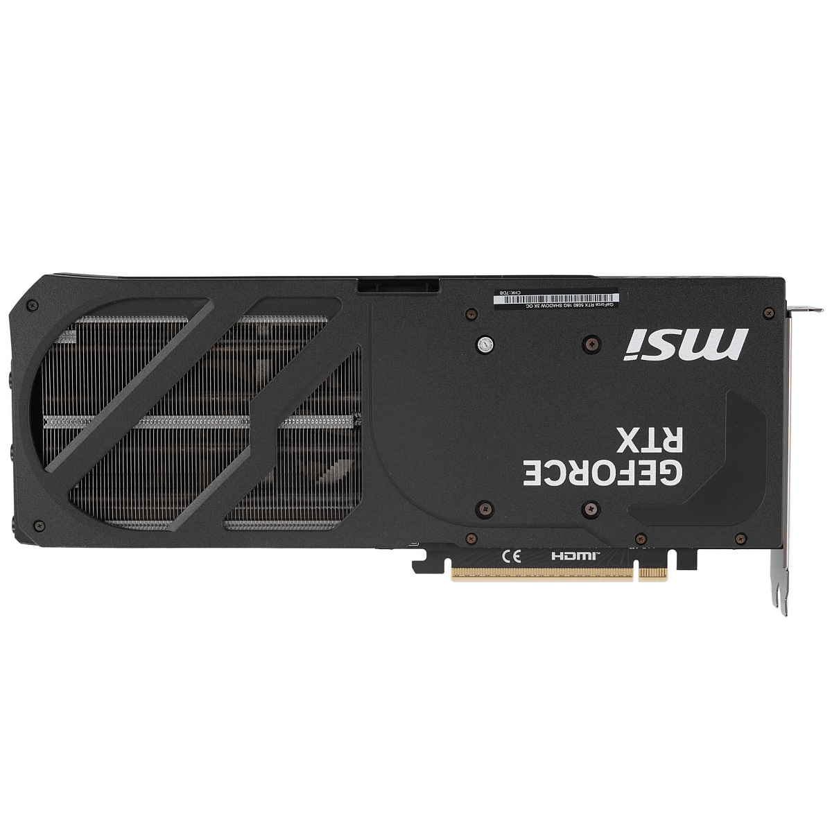 GF RTX5080, MSI Shadow 3X OC, 2655MHz/28000MHz, 256bit, 16GB GDDR7, HDMI, 3xDP
