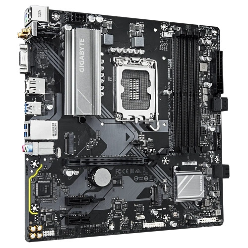 Матплата Gigabyte B760M D3HP WiFi6, iB760, S1700, mATX, 4DDR-5, 1xPCI-Ex16, 2xM.2, VGA,HDMI,DP,12USB