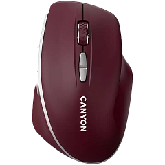 CANYON mouse MW-21 BlueLED 7buttons Wireless Burgundy Red
