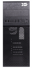 Корпус X-Game Cronus, Midi Tower, ATX, Black, 1х5.25"/2x3.5"/1x2.5", 2хUSB1.0