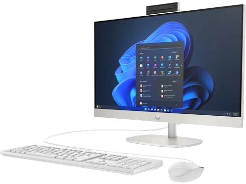 HP ProOne 240 G10 24AiOBU-i7-1355UIDS / 23.8 inch AG FHD UWVA IPS 250 / 16GB DDR4 / 512GB M.2 SSD Value / W11 Pro / 1yw / 125 White Cellulose Fiber Packagingkbd / 125WhitemouseCelluloseFiberPackaging / Realtek Wi-Fi 6 WLAN / Zoom Logo  RTF Card / Shell Wh