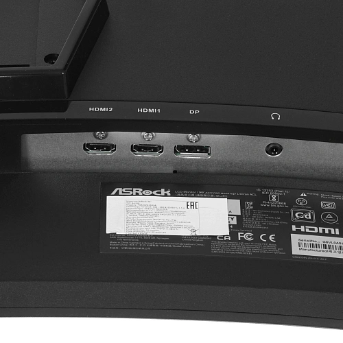 Монитор 34" ASRock PG34WQ15R3A, Black, VA, 3440x1440@165Hz, 550кд/м, 3000:1, 1ms, 2xHDMI, DP
