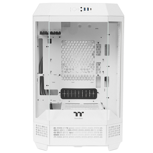 Корпус Thermaltake The Tower 300 Snow, Micro Tower, m-ITX, White, 3x3.5"/3x2.5", 2xUSB3.0, USB-C