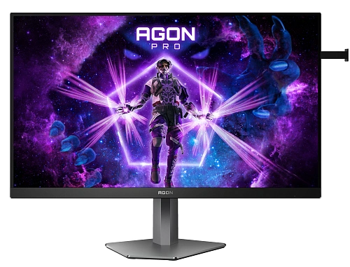 Монитор Профессиональный Игровой со сверхвысокой частотой 540Гц 24.1" AOC AGON AG246FK TN 1920x1080 540Hz 0,3ms 400cd/m2 1000:1 178/178 2xHDMI DP 4xUSB 3.2. Черный