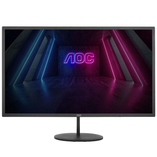 Монитор жидкокристаллический AOC Q32V4/01  LCD 31.5'' 16:9 2560х1440(WQHD) IPS, nonGLARE, 75 Hz, 250 cd/m2, H178°/V178°, 1200:1, 20М:1, 16.7M, 4ms, HDMI, DP, Tilt, Speakers, Black