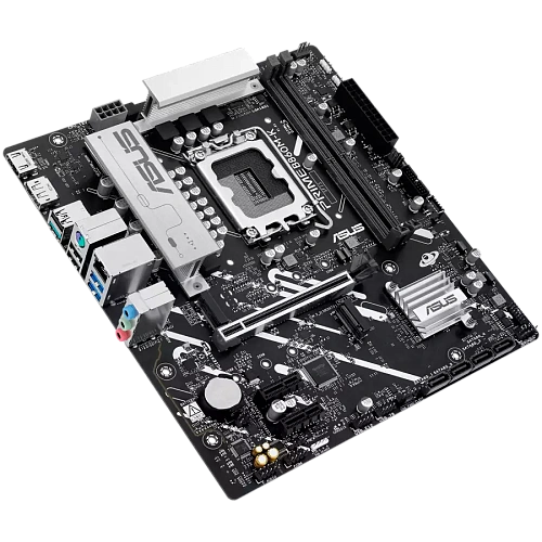 Материнская плата ASUS PRIME B860M-K, LGA1851 B860 2xDDR5 4xSATA 2xM.2 HDMI DP USB-C mATX