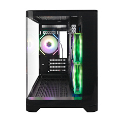 Корпус 1Stplayer UVIEV UV5, Mini Tower, m-ATX, m-ITX, Black, 1x3.5"/2x2.5", 2xUSB3.0