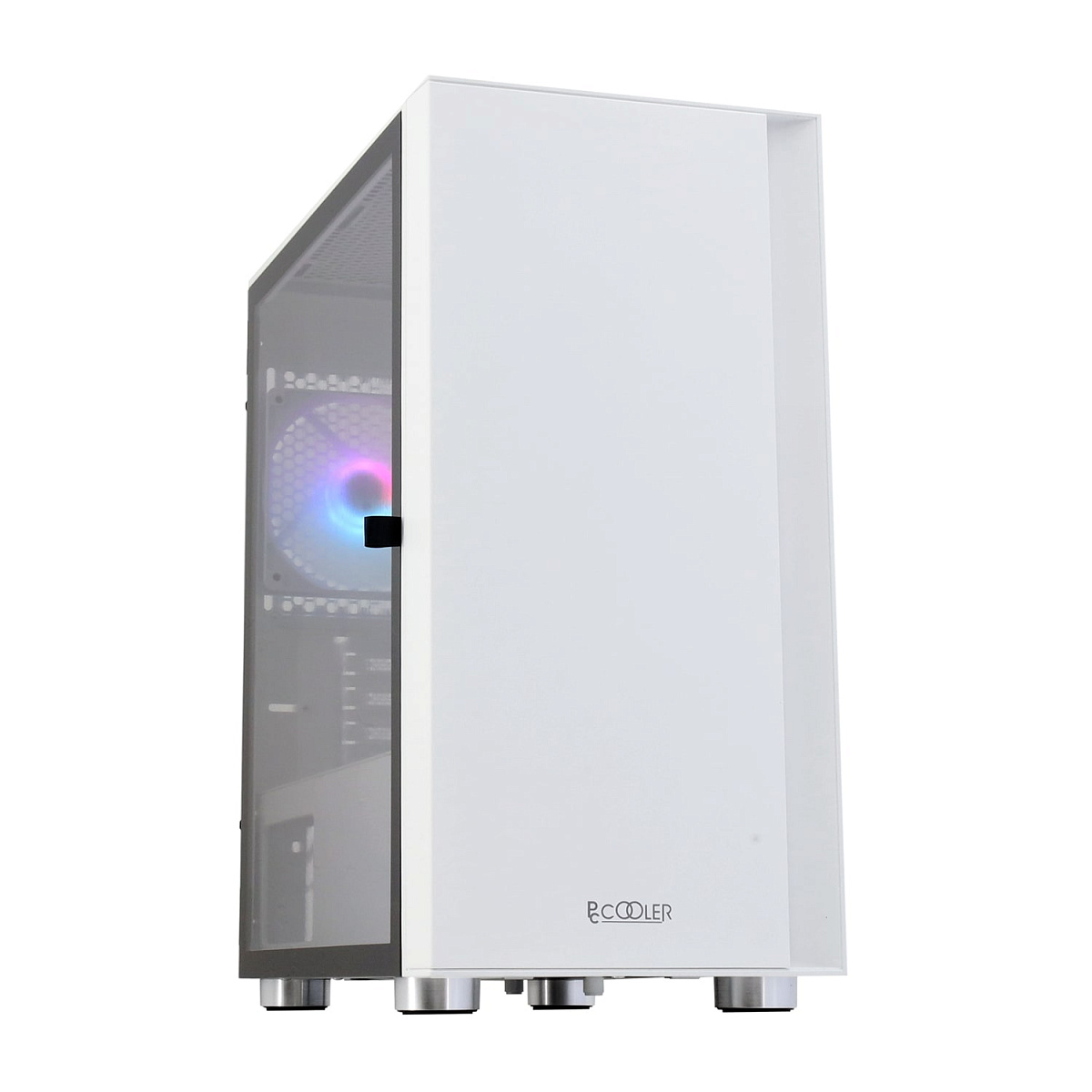 Корпус PCCooler LM300 ARGB WH mATX/ITX 2x3.5", 3x2.5", USB3.0, 2xUSB2.0, 1xFAN ARGB included (1x сзади ) White