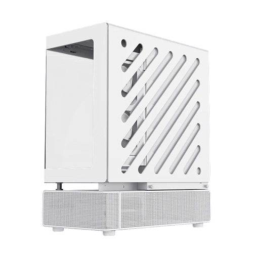 Корпус GameMax N80 WH, Midi Tower, ATX, White, 2x3.5"/2x2.5", 2xUSB3.0, USB-C, RGB