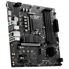 Матплата MSI PRO B760M-P, iB760, S1700, mATX, 4DDR-5, 1xPCI-Ex16, 4SATA, 2xM.2, VGA, HDMI, DP, 12USB