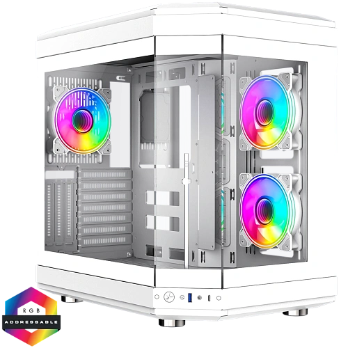 Корпус ПК без БП GameMax HYPE White