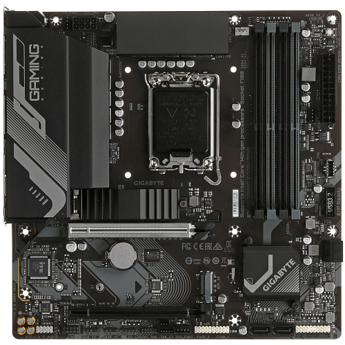 Матплата Gigabyte B760M Gaming X DDR4 Gen5, iB760,S1700,mATX,4DDR-5,2xPCI-Ex16,4SATA,2xM.2,HDMI,DP,6