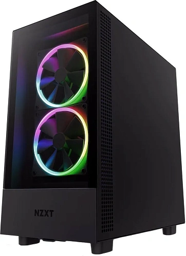 Корпус NZXT H5 Elite, Midi Tower, ATX, m-ATX, Black, 1х3.5"/2х2.5", USB3.2, USB-C