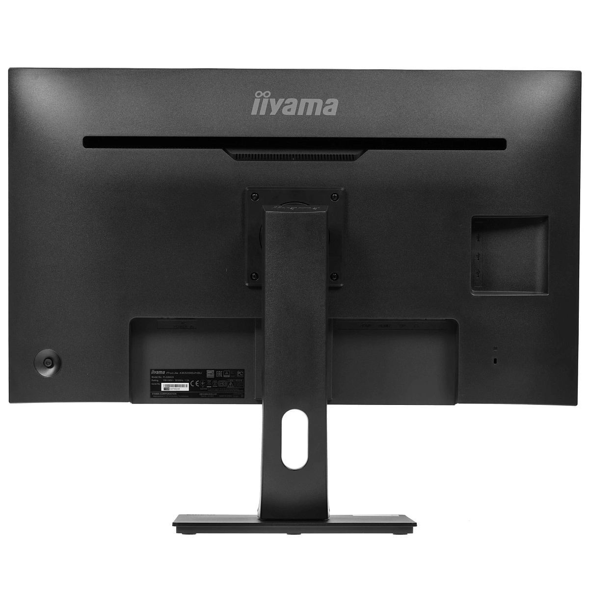 Монитор LCD 32" 16:9 3840x2160(UHD 4K) VA, 300cd/m2, 3000:1, 80M:1, 3ms, DVI, 2xHDMI, DP, USB-Hub, Height adj, Tilt, Swivel, Speakers, Audio out, 3Y, Black