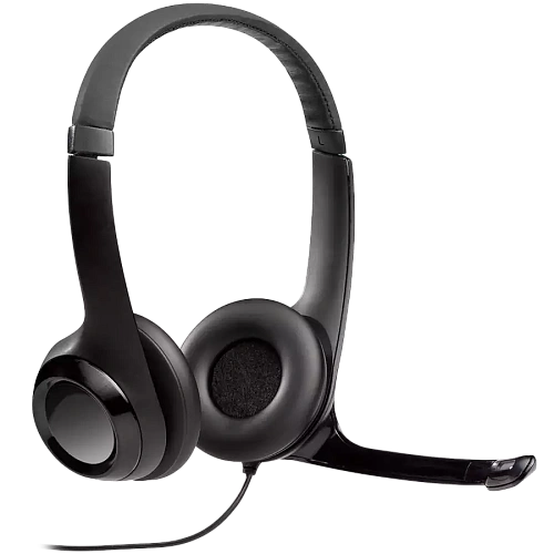 Гарнитура Logitech H390 (USB, элементы управления на кабеле, кабель 2.33м) (M/N: A00146)
