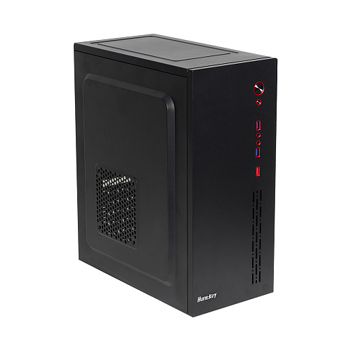 Корпус HuntKey HK360, Midi Tower, ATX, Black, 1x3.5"/3x2.5", 2xUSB3.0