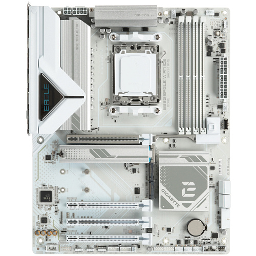 Матплата Gigabyte B850 Eagle Ice, AM5, ATX, 4DDR-5, 4xPCI-Ex16, 4SATA, 3xM.2, HDMI, DP, 16USB