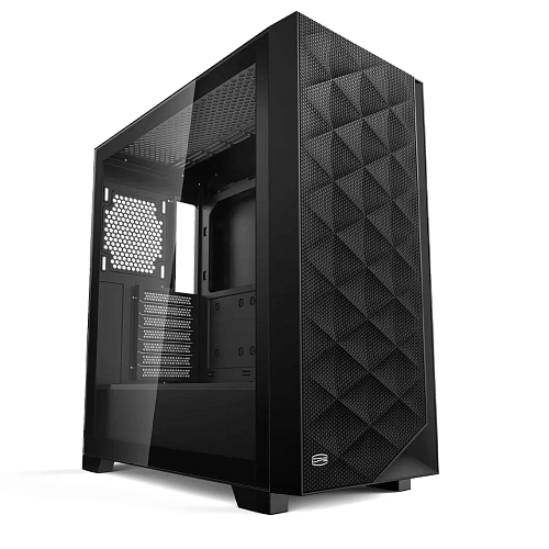 Корпус PCCooler C3D510 BK ARGB EATX/ATX/mATX/ITX 2x3.5", 2x2.5", USB3.0, 2xUSB2.0,  3xFAN ARGB included, Black