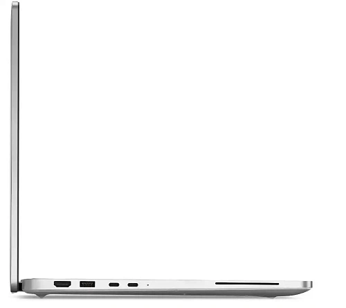 Ноутбук Dell/Pro 16 Plus PB16250/3г/Core Ultra 7/255U/2 GHz/16 Gb/SSD/512 Gb/No ODD/Graphics/integrated/16 ''/1920x1200/Ubuntu/24.04/Fingerprint Reade