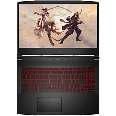 Ноутбук MSI Katana GF66 11UD, Core i5-11400H/15.6"FHD/16GB/512GB/GF RTX3050Ti 4GB/LAN/DOS