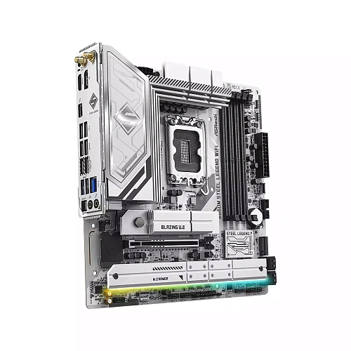 Материнская плата ASRock B860M STEEL LEGEND WIFI LGA1851 4xDDR5 4xSATA 4xM.2 1xHDMI 1xDP WiFi mATX