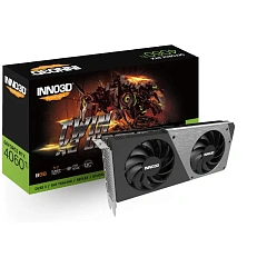 GF RTX4060Ti, Inno3D Twin X2 OC, 2565MHz/18000MHz, 128bit, 8GB GDDR6, HDMI, 3xDP