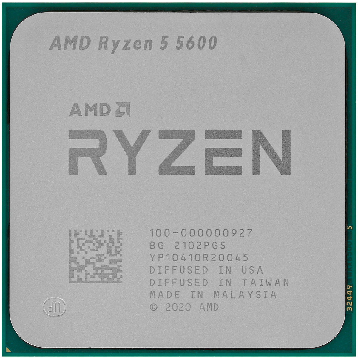 AMD CPU Desktop Ryzen 5 6C/12T 5600 (3.6/4.2GHz Boost,36MB,65W,AM4) Tray