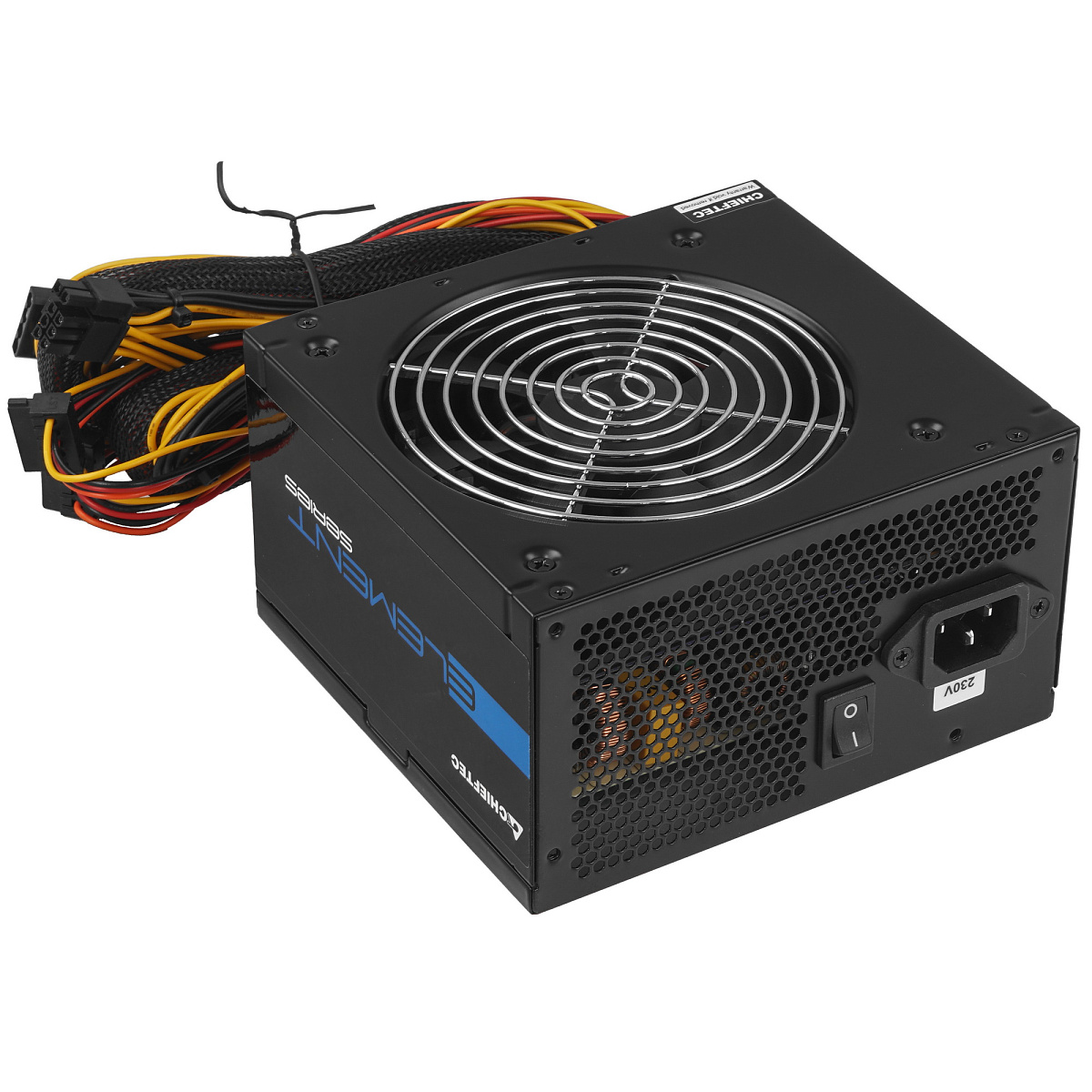 БП ATX 600W Chieftec Element ELP-600S, 20+4/20+4+8/24+4/24+8, 12cm, 2x6+2p PCI-E