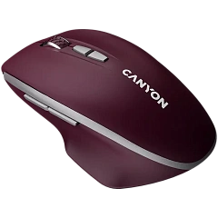 CANYON mouse MW-21 BlueLED 7buttons Wireless Burgundy Red