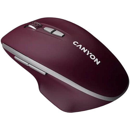 CANYON mouse MW-21 BlueLED 7buttons Wireless Burgundy Red