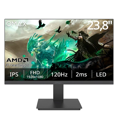 Монитор 23.8" Qmax 24UM50HDMP, Black, IPS, 2ms