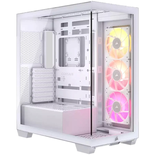 CORSAIR iCUE LINK 3500X RGB Mid-Tower PC Case - White