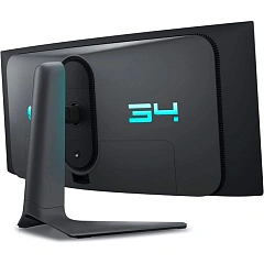 Монитор Dell/Alienware AW3423DWF/34.18 ''/OLED/3440x1440 Pix/HDMI/2xDP/4xUSB/AudioOut/Headphones/0,1 мс/1 000 ANSI люм/1 000 000:1/165 Hz