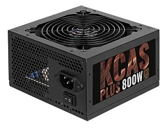 БП ATX 800W AeroCool KCAS PLUS-800W, 12sm fan,20+4/24+4/24+8pin,7SATA,4x6p/4x2p PCI-E,ATX
