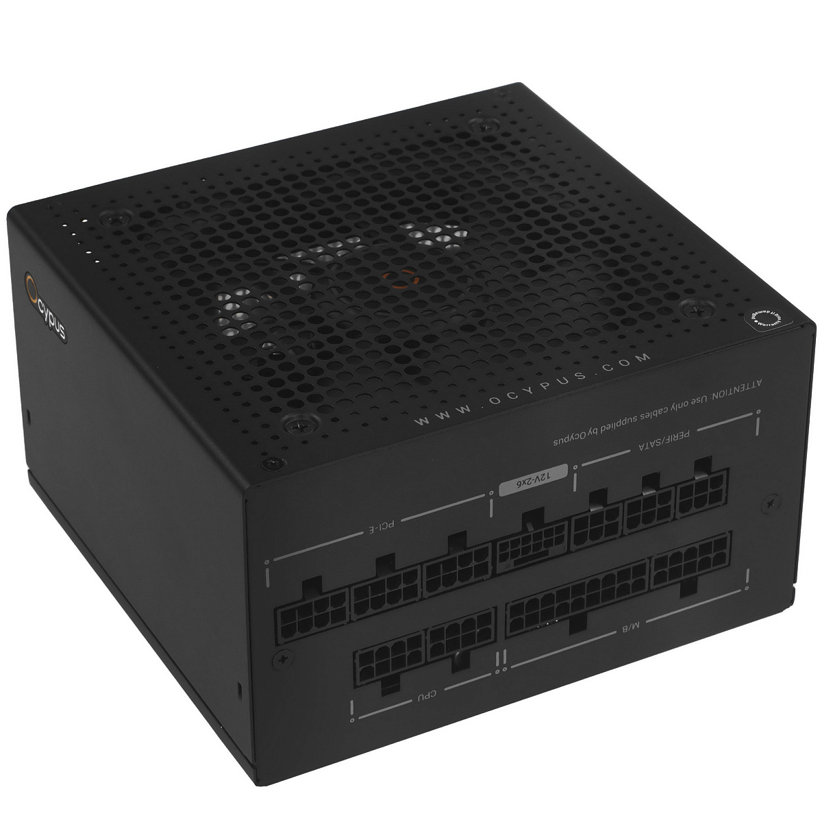 Блок питания Ocypus Iota P850 Черный 850W Full Modular, 80+ GOLD, КПД 91% Японские конденсаторы Iota-P850-G1FFBK024X-EU