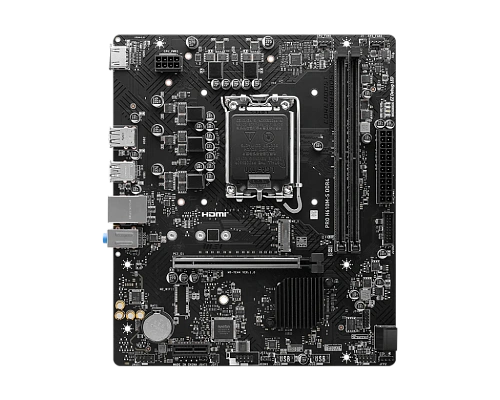 Материнская плата MSI PRO H610M-S DDR4 LGA1700 H610 2xDDR4 2xSATA 1xM.2 1xHDMI mATX