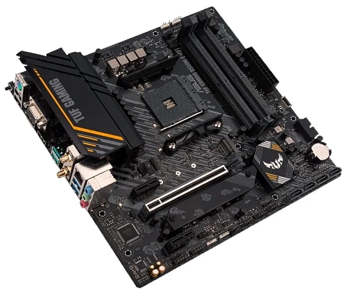 Материнская плата ASUS TUF GAMING B550M-PLUS WIFI II AM4 4xDDR4 4xSATA3 RAID 2xM.2 HDMI DP mATX