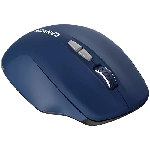 CANYON MW-21, 2.4 GHz  Wireless mouse ,with 7 buttons, DPI 800/1200/1600, Battery: AAA*2pcs,Blue,72*117*41mm, 0.075kg