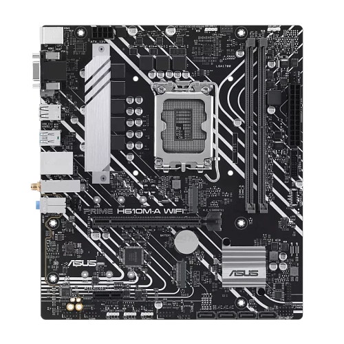 Матплата Asus Prime H610M-A WiFi, iH610, S1700, mATX,2DDR-5,1xPCI-Ex16,4SATA,2xM.2,VGA,HDMI,DP,14USB